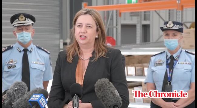 Palaszczuk at Wellcamp