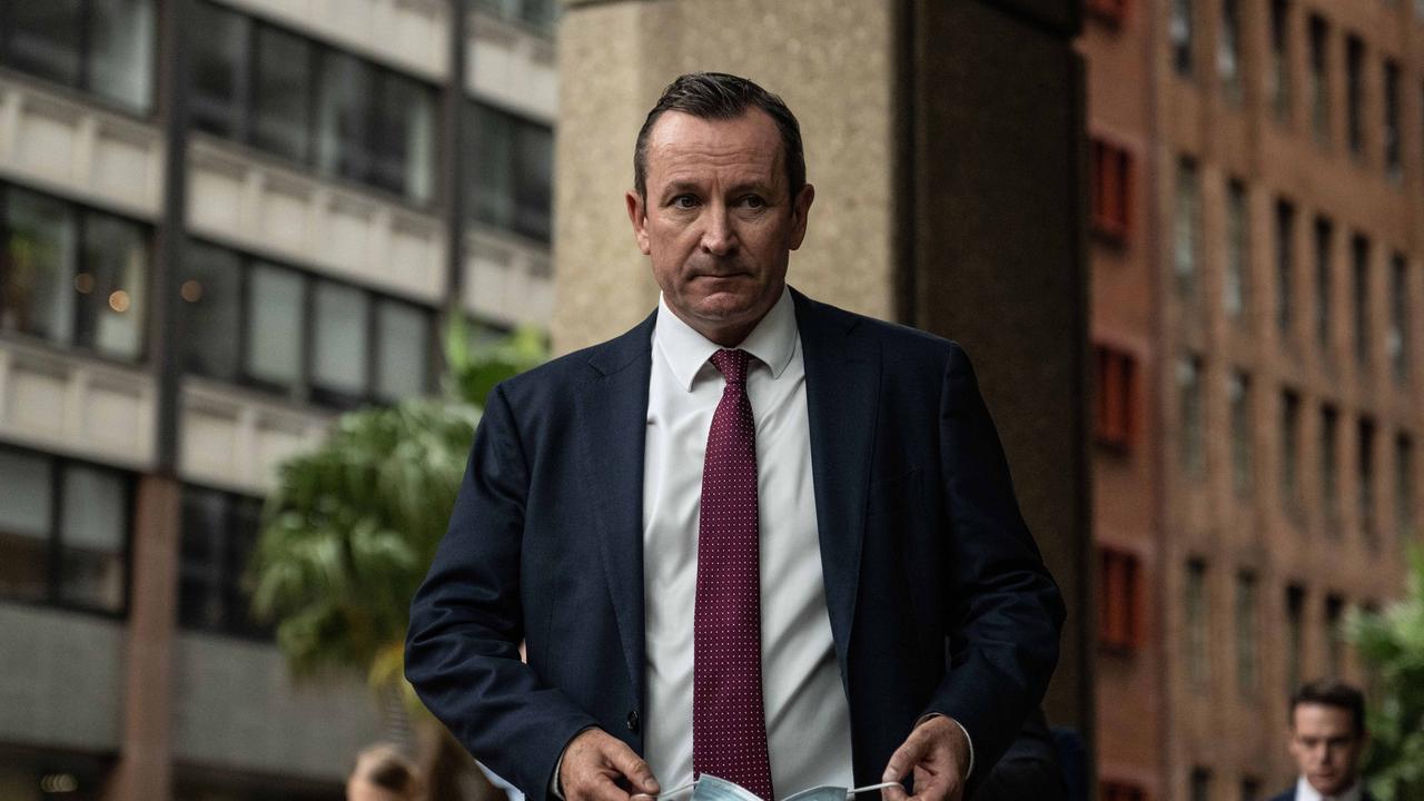 Western Australia Premier Mark McGowan’s child has been discharged from hospital after being admitted with Covid-19. Picture: NCA NewsWire / James Gourley