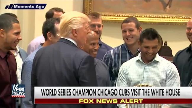 Cubs visit Trump, White House