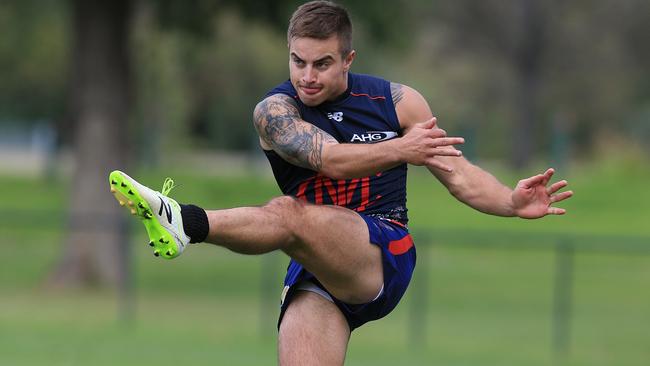 Melbourne football training Ben Kennedy Gosch's paddock Picture:Wayne Ludbey