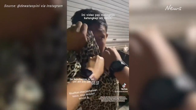 Alleged Bali thief goes viral online