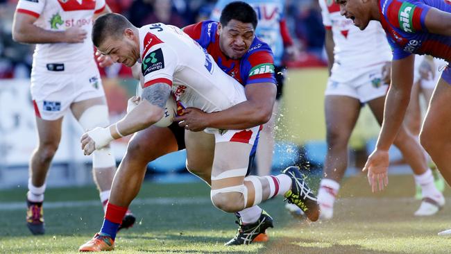 Dragons winger Euan Aitken had his best SuperCoach score of the season. Picture: AAP