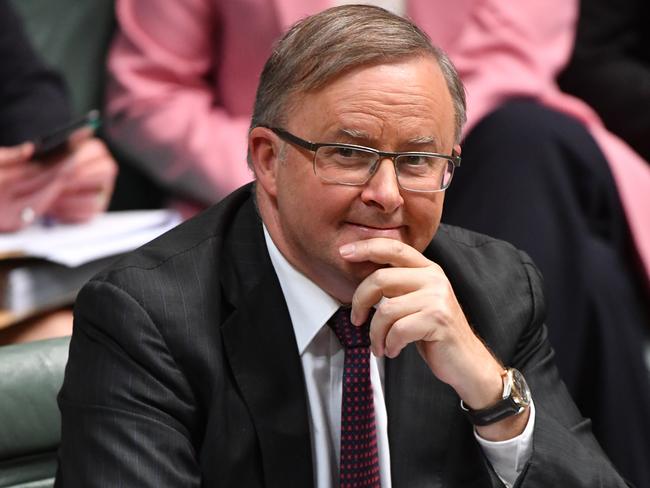 Leader of the Opposition Anthony Albanese during Question Time in the House of Representatives at Parliament House in Canberra, Wednesday, October 23, 2019. (AAP Image/Mick Tsikas) NO ARCHIVING