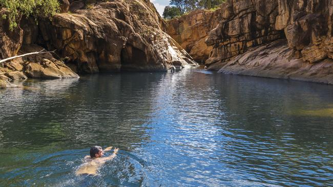 Gunlom Falls is a popular destination within Kakadu National Park. PICTURE: Tourism NT