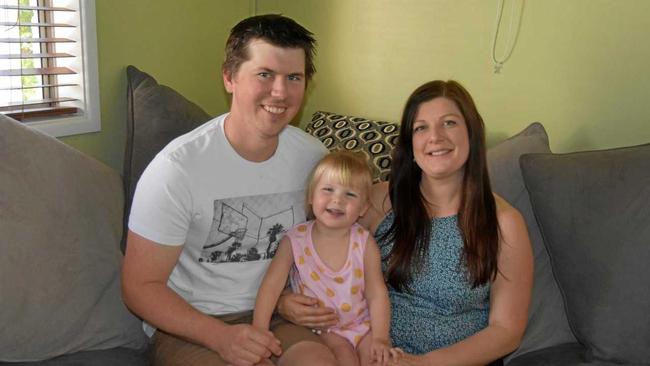 EXCITING NEWS: Chris and Cassie Warwick are excited to hear that a drug called ORKAMBI has been recommended for reimbursement by PBAC. Picture: Jessica Perkins