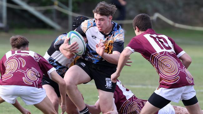 AIC First XV rugby Iona College vs St Peters, Indooroopilly. Picture: Liam Kidston