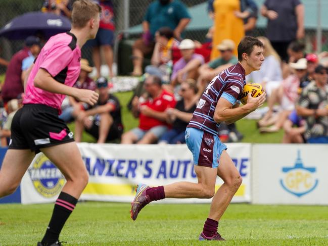 Eli McKay in action for the CQ Capras.