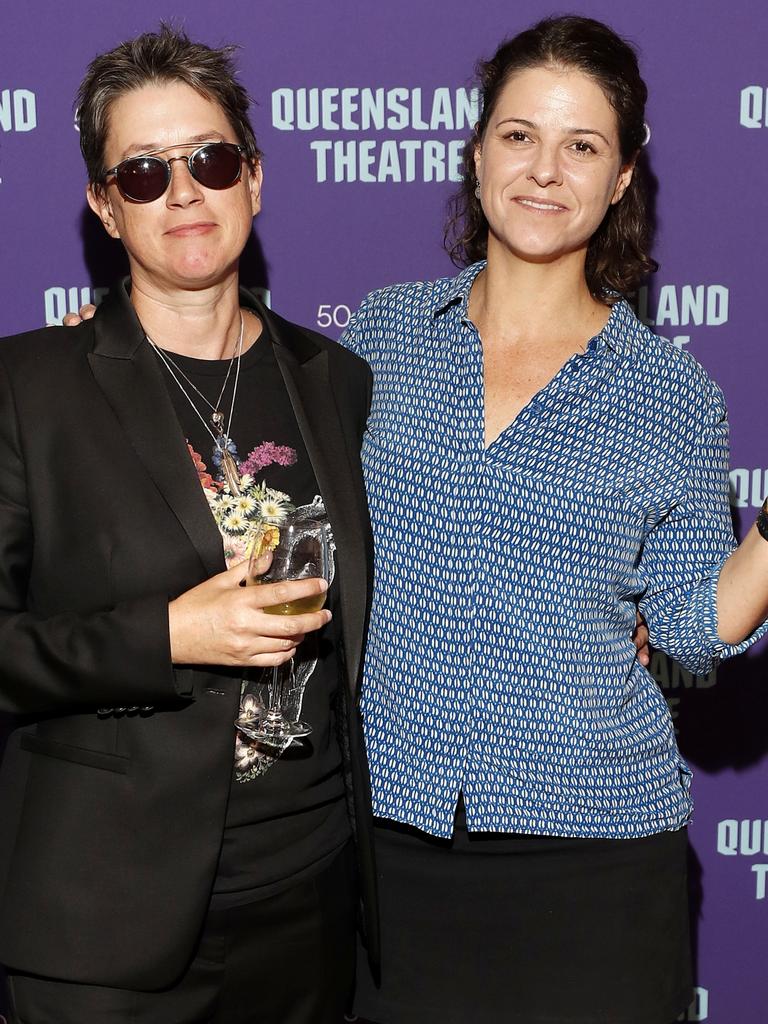 Sonny Clarke and Angela Timbs at Mouthpiece opening night at QPAC Playhouse. Socials: Damien Anthony Rossi | Pictures: Josh Woning