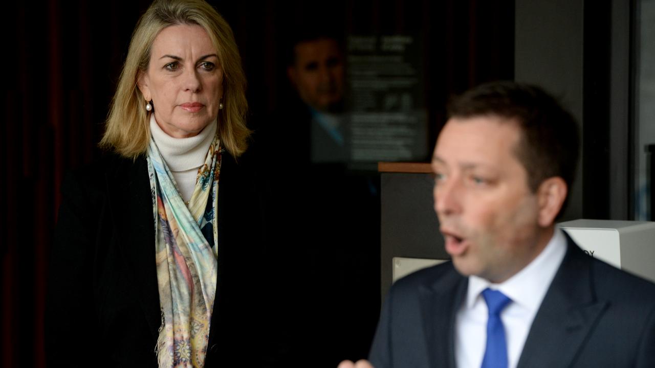 Georgie Crozier and Mattew Guy took aim at Daniel Andrews’ new minister picks. Picture: NCA NewsWire/Andrew Henshaw