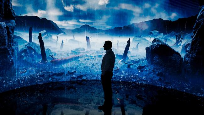 A digital exhibition at the COP28 United Nations climate summit in Dubai. Picture: Ludovic Marin/AFP