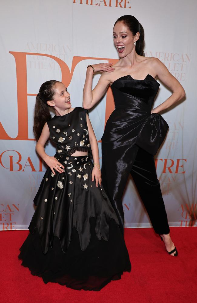 Supermodel Coco Rocha and mini-me daughter Ioni James Conran pose together at the American Ballet Theatre 2024 Fall Gala in NYC. PIcture: Theo Wargo/Getty Images