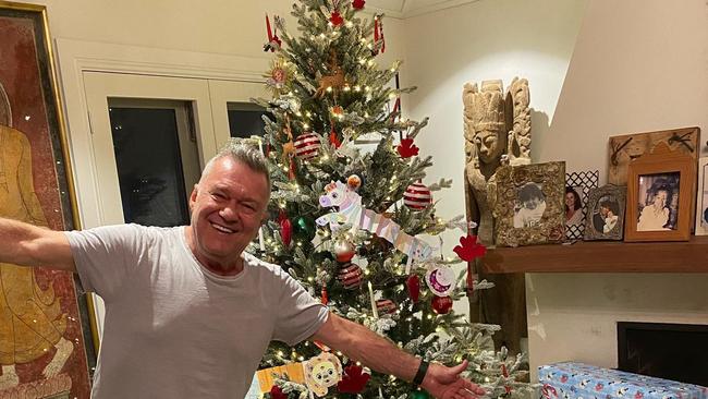 Jimmy Barnes celebrating Christmas. Picture: Instagram