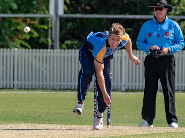 Dolphins fast bowler Trent Arnold. Picture: Kris Matthews