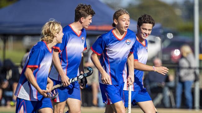 Players from Newcastle hockey at the last state championships. Pic: Supplied