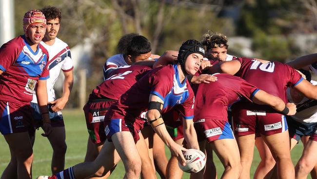 Langer Cup reserve grade, Wavell Heights SHS v Ipswich SHS.  3:30 game at Wavell Heights. Picture: Liam Kidston