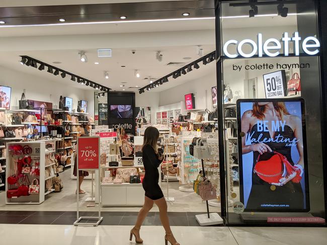 Aussie fashion brand Colette by Colette Hayman recently announced a huge storewide sale. Picture: Derek Rose