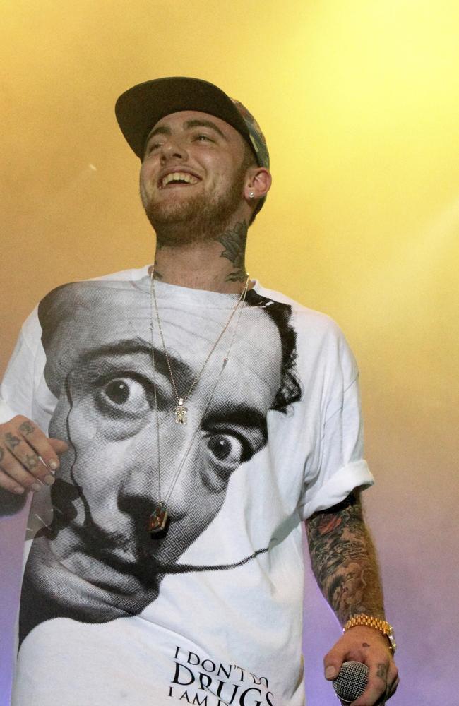 Mac Miller became reliant on codeine after his overnight success. Picture: Owen Sweeney