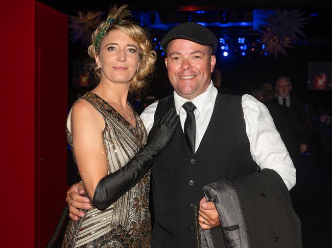 Christine and Brad Geiger at Mackay Mayor's Charity Ball Saturday 10 May 2025 Picture: Michaela Harlow