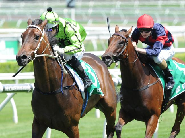 Photographs: Simon Bullard.Race 3 - 1:55PM TAB HIGHWAY PLATE (1600 METRES).Winner 'Appoint Percy' ridden by Brenton Avdulla.