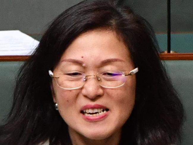 Liberal member for Chisholm Gladys Liu during Question Time in the House of Representatives at Parliament House in Canberra, Wednesday, September 11, 2019. (AAP Image/Mick Tsikas) NO ARCHIVING