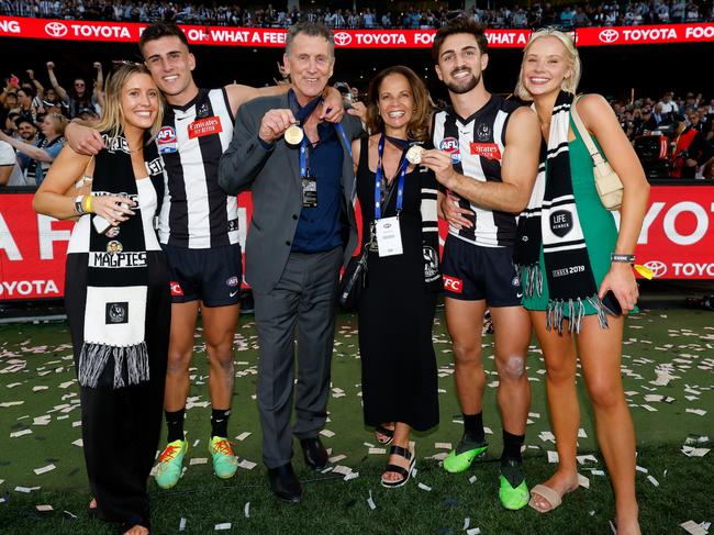 Model Annalise Dalins credits the Daicos family for helping her get through the hardest time of her life. Picture: Getty Images