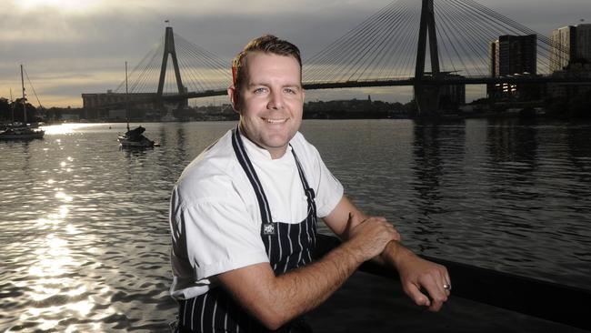 Head chef Colin Barker at The Boathouse on Blackwattle Bay, Glebe: “Do I think what coffee you serve influences the hats? Yes, I do.”