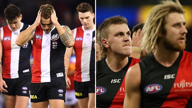 St Kilda and Essendon are a long way from playing in September.