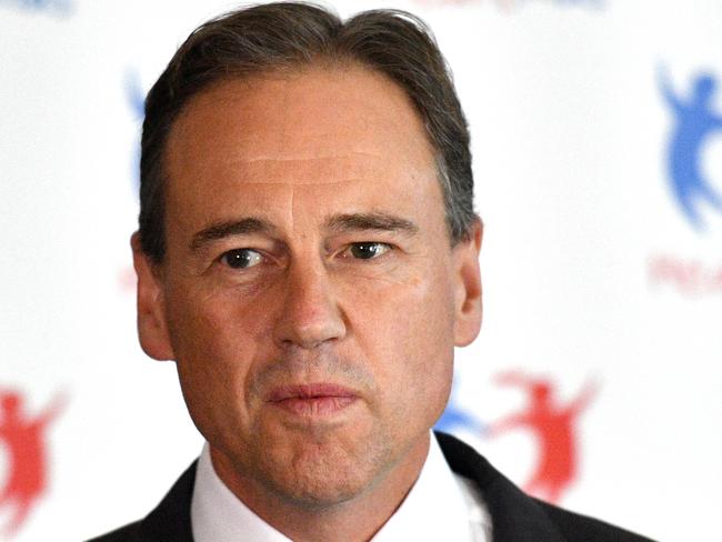 Federal Health Minister Greg Hunt has ignored calls to cover children with a free flu vaccine. Picture: AAP