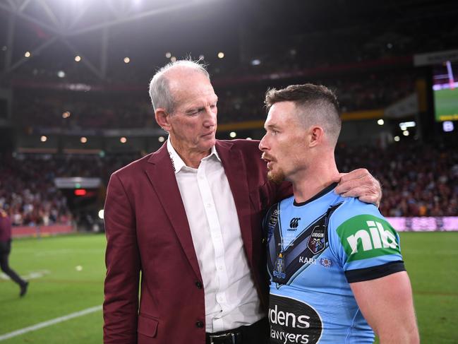 Wayne Bennett has blasted speculation he ended Damien Cook’s career at the Rabbitohs. Picture: NRL Photos