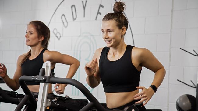 Clients exercise inside a BFT facility. Picture: Supplied/Body Fit Training