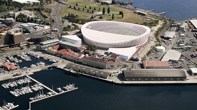 FIRST LOOK: New designs of what Hobart's new AFL stadium at Macquarie Point could look like. Images supplied by AFL