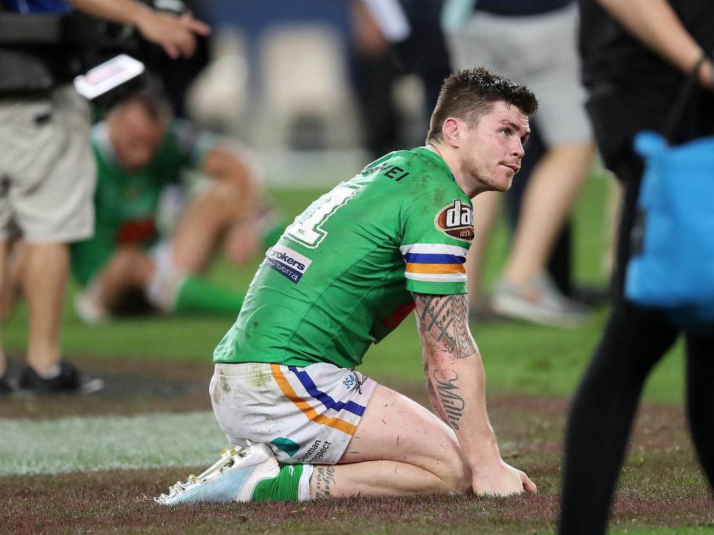 The pain of losing last year’s grand final will spur the Raiders on, Bateman says. Picture. Phil Hillyard