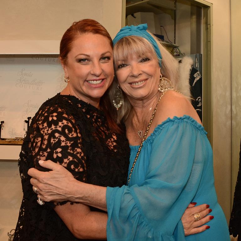 Selina Macdonald and Debbie Miller at opening of Sonia Stradiotto Couture store, Marina Mirage. Picture: Regina King