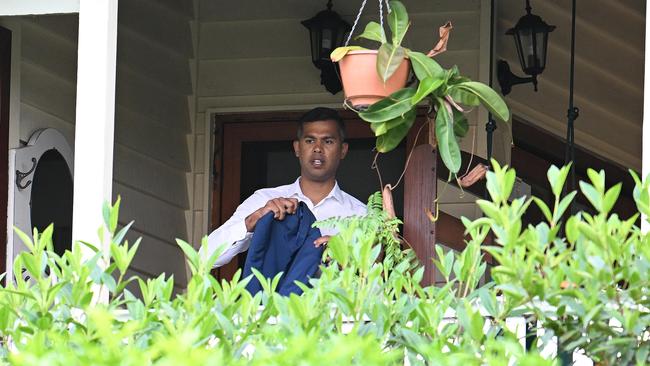 LNP candidate for the seat of Lilley, Vivian Lobo, pictured outside his home in Windsor. Picture: Lyndon Mechielsen/The Australian