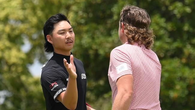 Min Woo Lee and Cameron Smith are set to do battle again. (Photo by Bradley Kanaris/Getty Images)