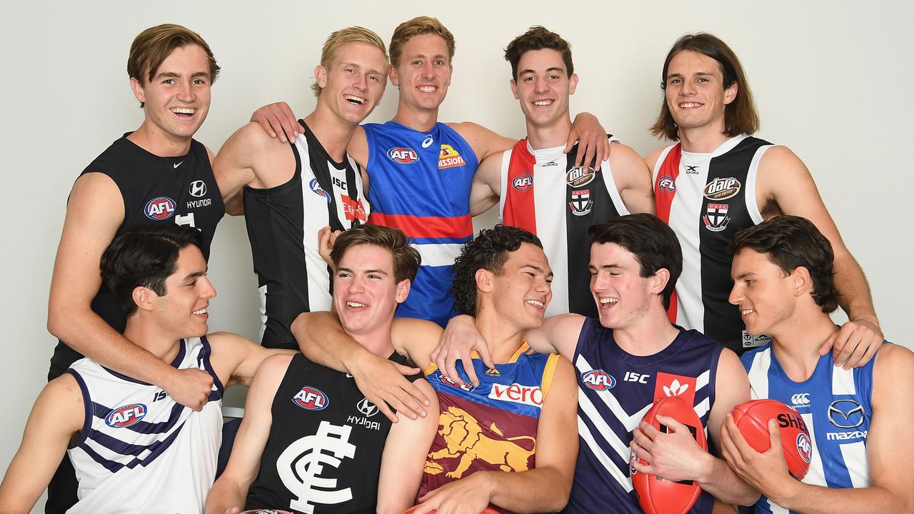 The too 10 of the 2017 AFL draft.