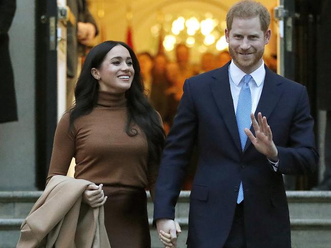 ‘Honest, disarming’: Meghan Markle and Prince Harry, pictured in London in January. Picture: AP Photo/Frank Augstein