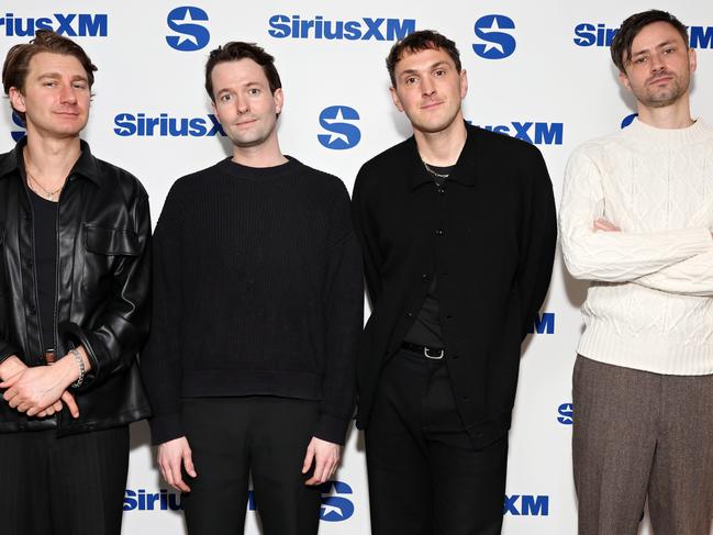 Dave Bayley, Drew MacFarlane, Joe Seaward and Edmund Irwin-Singer of Glass Animals. Picture: Cindy Ord/Getty Images