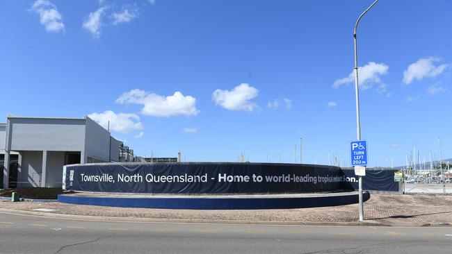 2025: Reef HQ Townsville. The site where the iconic IMAX circular tower used to be. Picture: Shae Beplate.