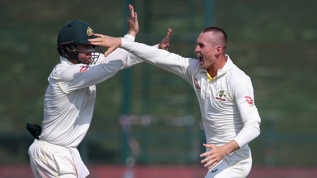 Marnus Labuschagne took some handy wickets in the UAE. 