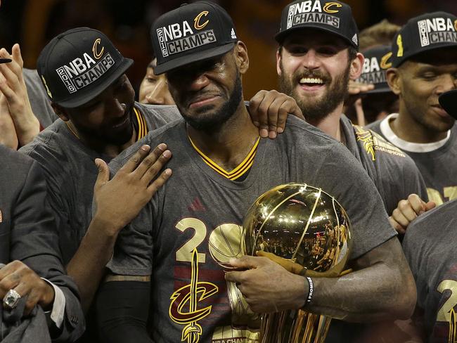 LeBron James creates history with the Cleveland Cavaliers.