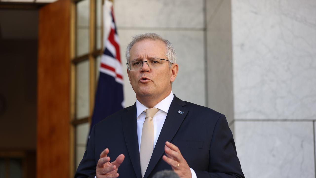 Prime Minister Scott Morrison praised NSW. Picture: NCA NewsWire / Gary Ramage