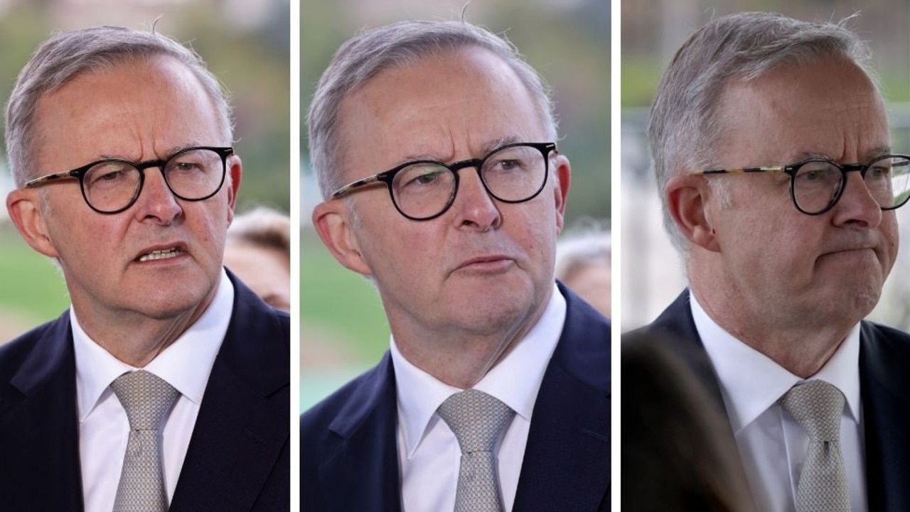 Opposition leader Anthony Albanese trips up on questions about the economy. Photo: News Corp Australia