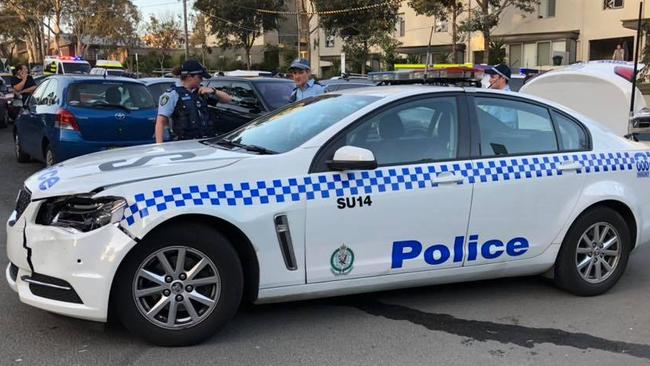 Bell was taken to hospital after several vehicles, including a police car were rammed and a police officer was injured during an incident at Sutherland.