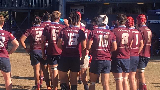 University try and rally after Werchon's try.