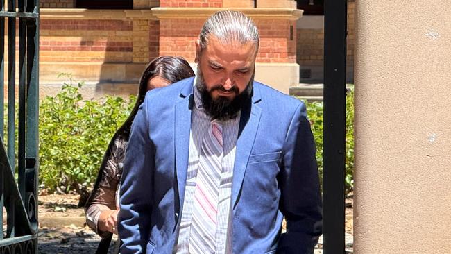 Jawad Al Hussein leaving Goulburn District Court. Picture: Dylan Arvela