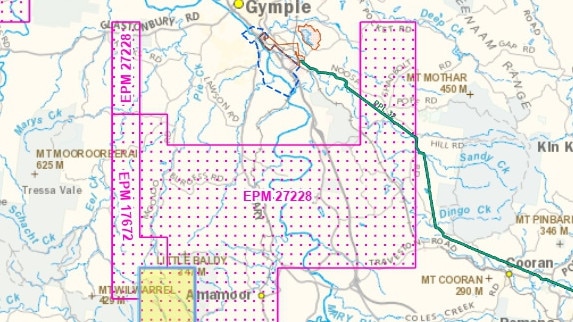 Walla Mines second area of exploration near Amamoor.