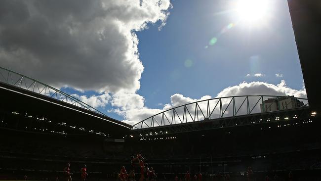 Picture: The roof debate rages on at Marvel Stadium: Picture Getty