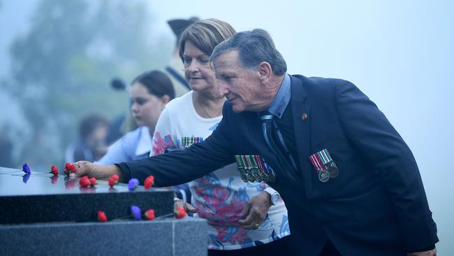 Linda and Don Birt Anzac Day in Normanby Hill in Gympie 2018.