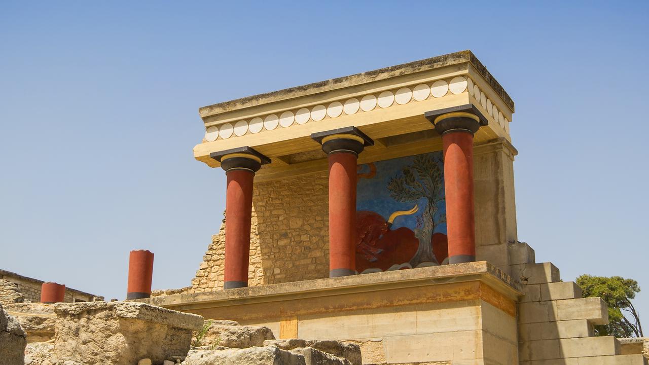 Antique palace in Knossos, Crete in Greece Picture: Istock